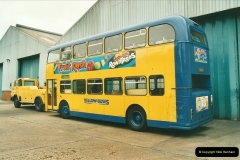 2002-06-30. 100 Years of Yellow Buses Open Day, Mallard Road Depot. Bournemouth, Dorset.    (86)101