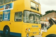 2002-06-30. 100 Years of Yellow Buses Open Day, Mallard Road Depot. Bournemouth, Dorset.    (94)109