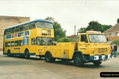 2002-06-30. 100 Years of Yellow Buses Open Day, Mallard Road Depot. Bournemouth, Dorset.    (96)111