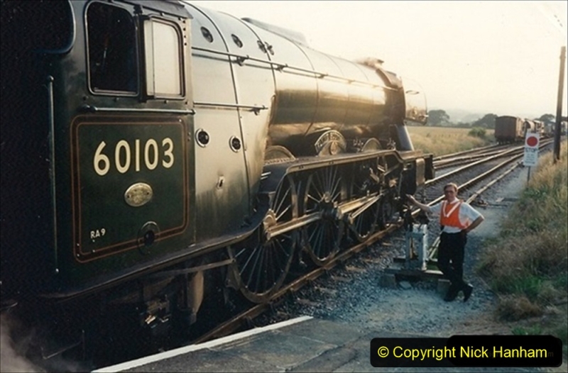 1994-07-16 Flying Scotsman comes to Swanage. (15) 015