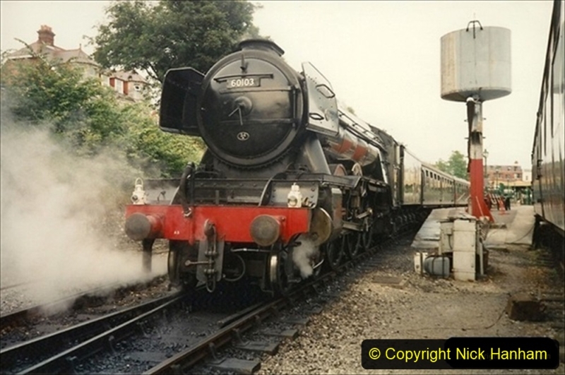 1994-07-18 to 22 Your Host spends a week driving Flying Scotsman.  (10) 030