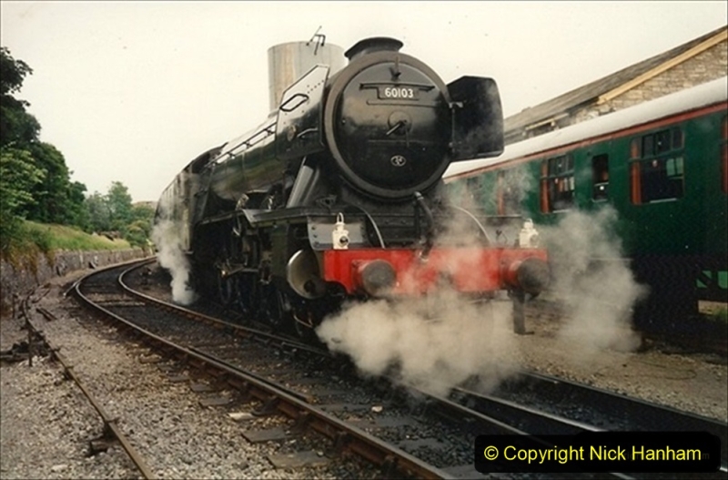 1994-07-18 to 22 Your Host spends a week driving Flying Scotsman.  (11) 031