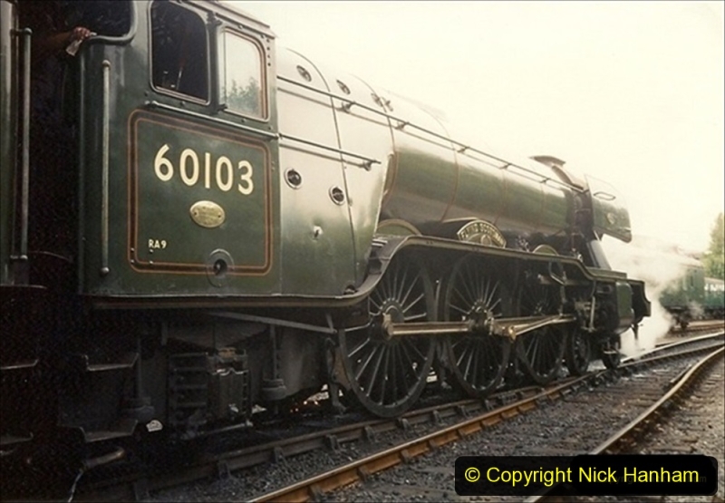 1994-07-18 to 22 Your Host spends a week driving Flying Scotsman.  (12) 032