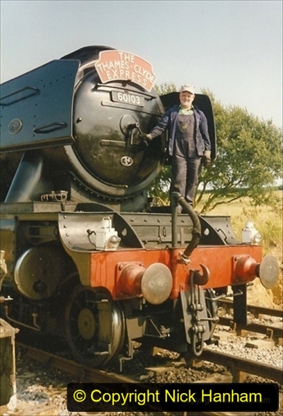 1994-07-18 to 22 Your Host spends a week driving Flying Scotsman.  (14) Your Host. 034
