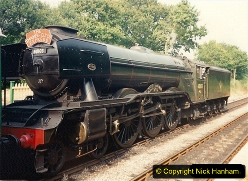 1994-07-18 to 22 Your Host spends a week driving Flying Scotsman.  (2) 022