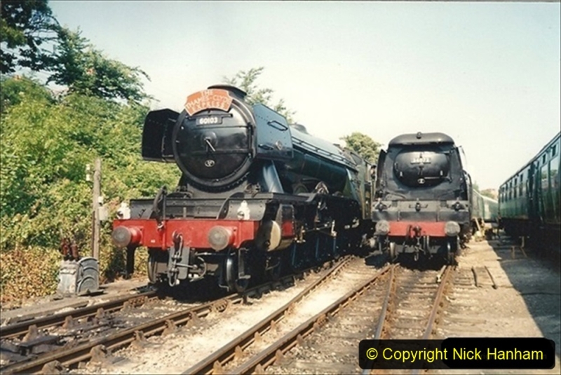 1994-07-18 to 22 Your Host spends a week driving Flying Scotsman.  (3) 023