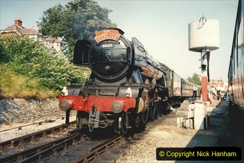1994-07-18 to 22 Your Host spends a week driving Flying Scotsman.  (4) 024
