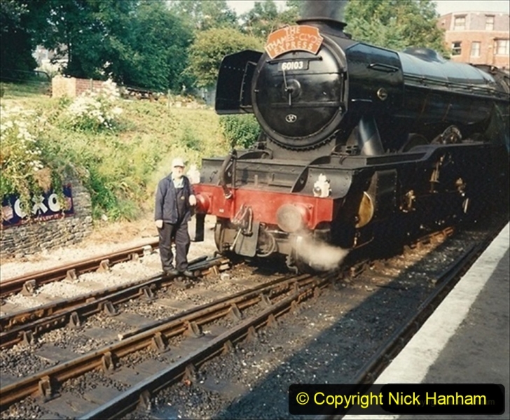 1994-07-18 to 22 Your Host spends a week driving Flying Scotsman.  (7) Your Host. 027