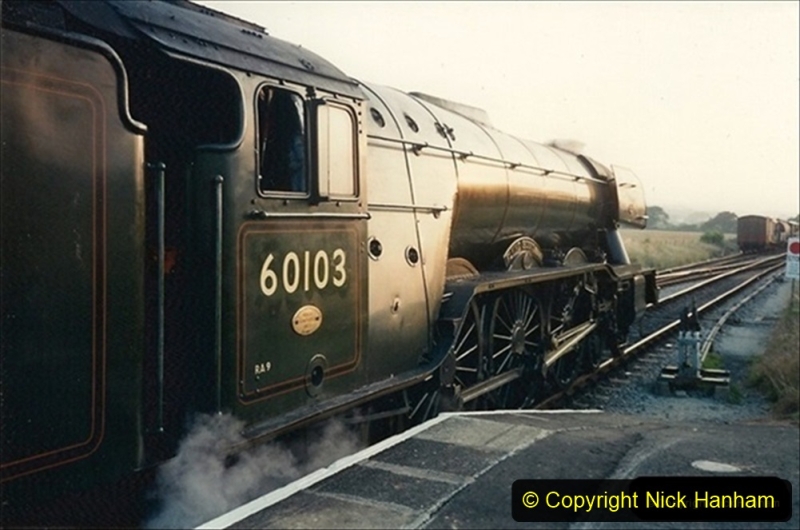 1994-07-18 to 22 Your Host spends a week driving Flying Scotsman.  (9) 029