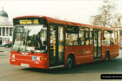 London Buses 1963 to 2007.  (166) 166