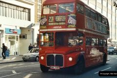 London Buses 1963 to 2007.  (600) 600