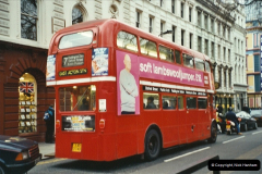 London Buses 1963 to 2007.  (608) 608