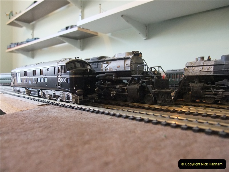 Some of your Host's model locomotives running on a friends railway.  (10)10