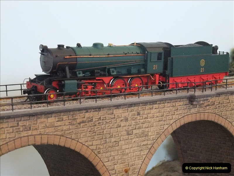 Some of your Host's model locomotives running on a friends railway.  (13)13