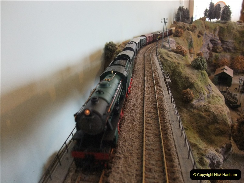 Some of your Host's model locomotives running on a friends railway.  (22)22