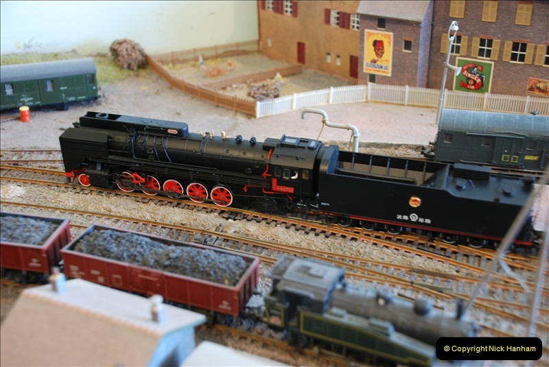 Some of your Host's model locomotives running on a friends railway.  (31)31
