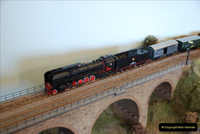 Some of your Host's model locomotives running on a friends railway.  (35)35