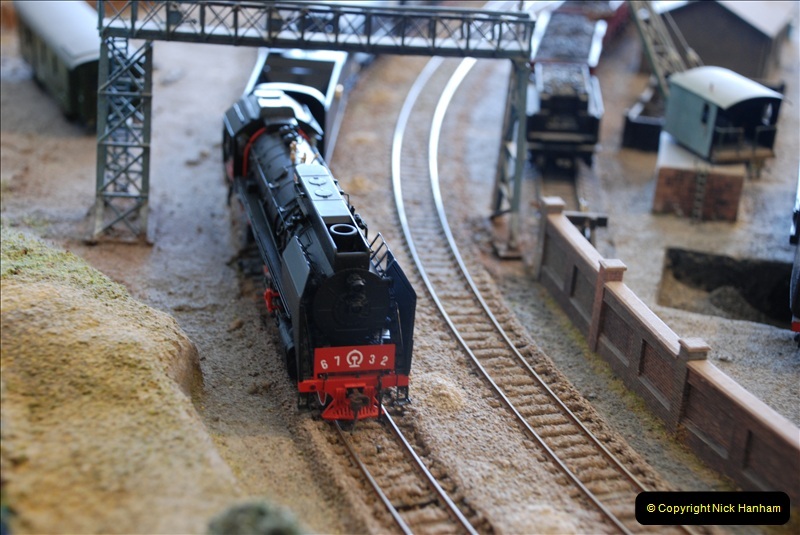 Some of your Host's model locomotives running on a friends railway.  (45)45