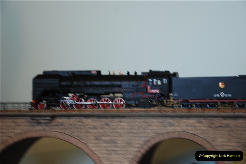 Some of your Host's model locomotives running on a friends railway.  (49)49
