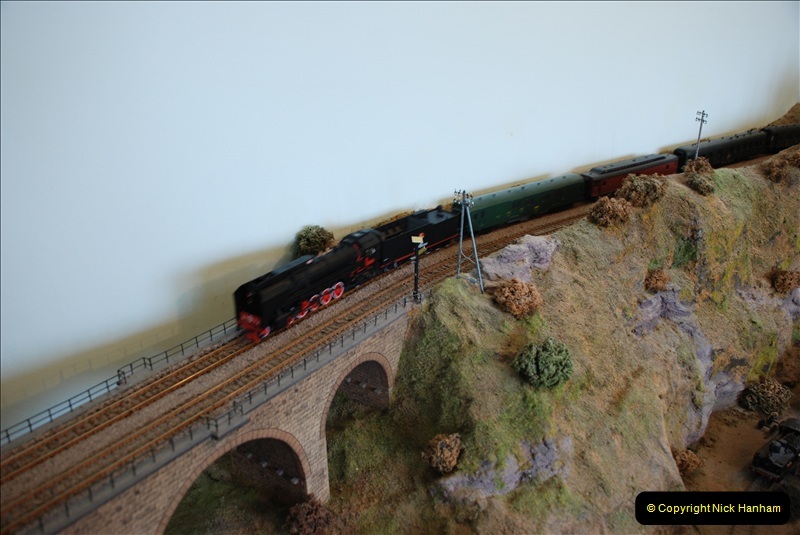 Some of your Host's model locomotives running on a friends railway.  (53)53
