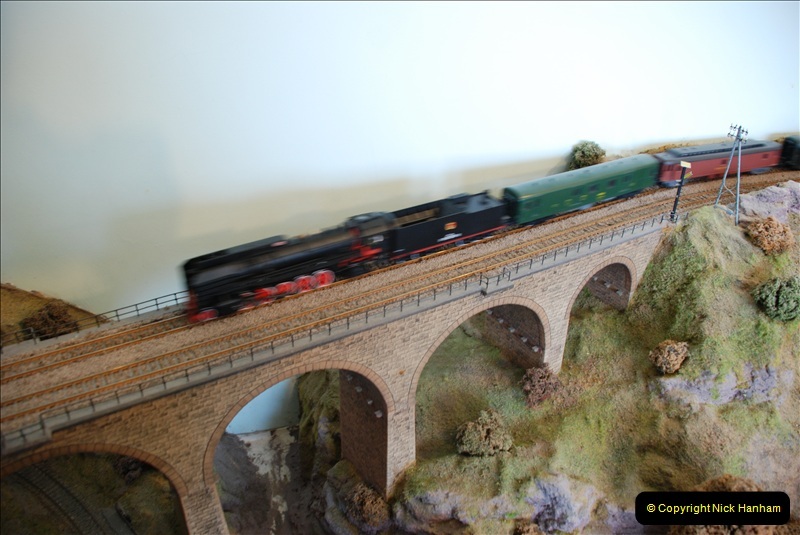 Some of your Host's model locomotives running on a friends railway.  (54)54