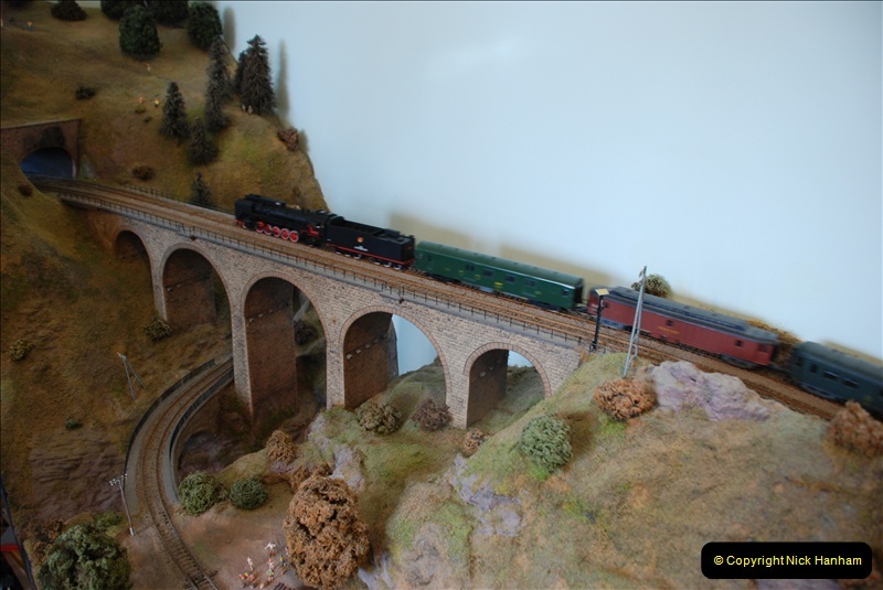 Some of your Host's model locomotives running on a friends railway.  (57)57