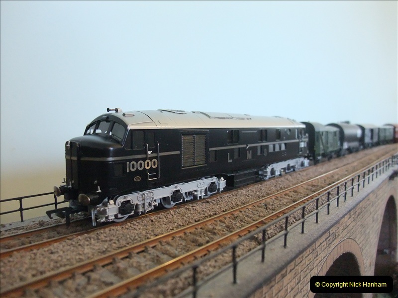 Some of your Host's model locomotives running on a friends railway.  (7)07