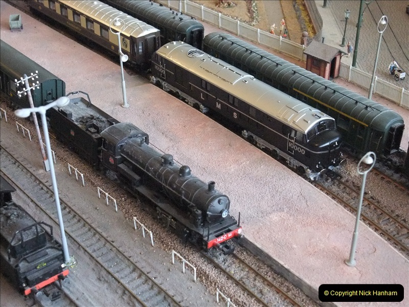 Some of your Host's model locomotives running on a friends railway.  (9)09