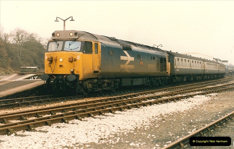 1986-02-02 Yeovil Junction.  (1)0036