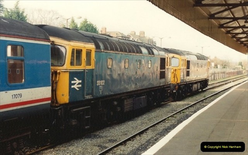1992-01-06 Salisbury station, Salisbury, Wiltshire.  (28)247
