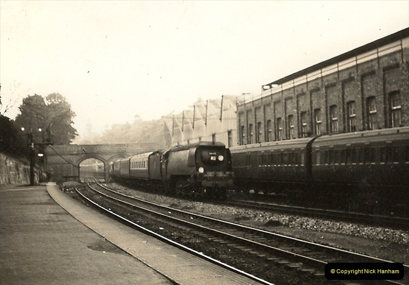 1955 to 1959 British Railways in Black & White. Local Bournemouth & Poole. (10)010