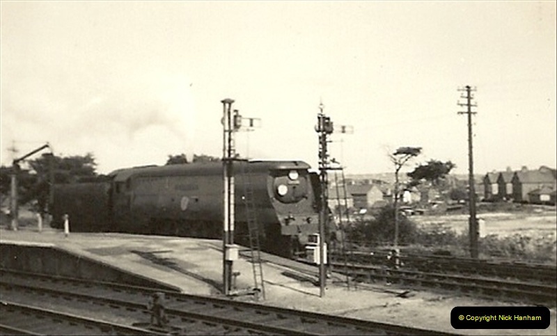 1955 to 1959 British Railways in Black & White. Local Bournemouth & Poole. (18)018
