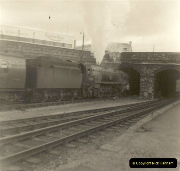 1955 to 1959 British Railways in Black & White. Local Bournemouth & Poole. (22)022
