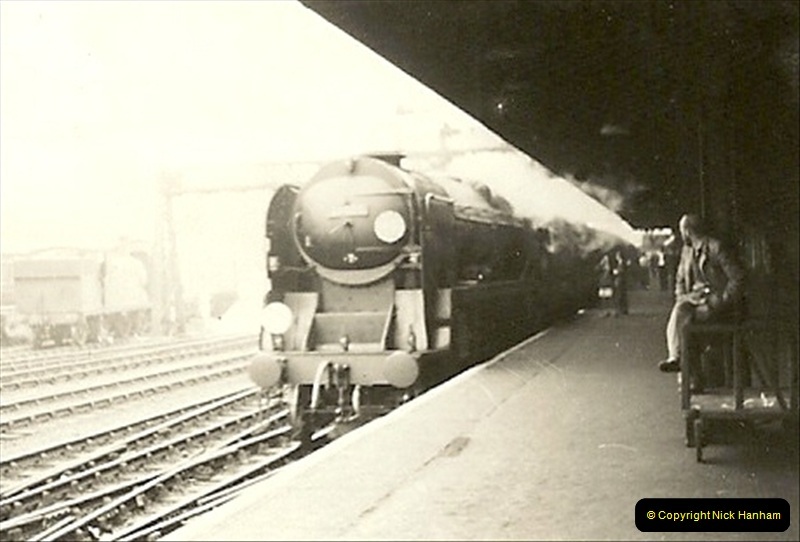 1955 to 1959 British Railways in Black & White. Local Bournemouth & Poole. (5)005