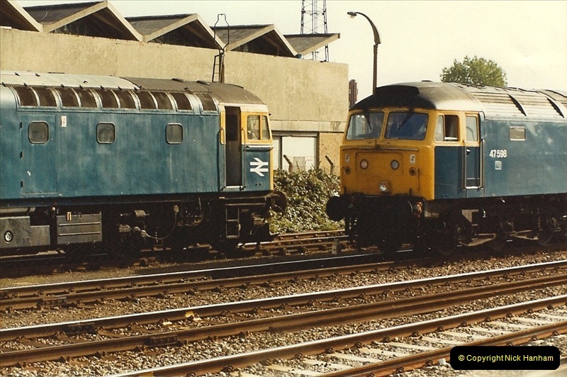 1984-10-11 VSOE Stock @ Poole, Dorset.  (1)181