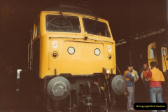 1982-06-08 Bournemouth Depot Visit by SR Volunteers.  (1)155