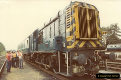 1982-06-08 Bournemouth Depot Visit by SR Volunteers.  (3)157