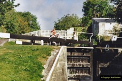 2002-Kennet-Avon-Canal-and-The-River-Avon-narrow-boat-trip-with-friends.-81-Back-in-Bath.-081