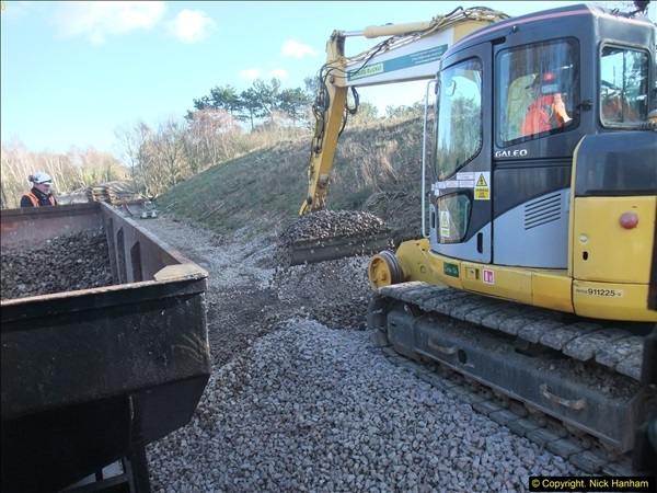2016-02-15 SR Engineering work on the new section for the Wareham link.  (130)206