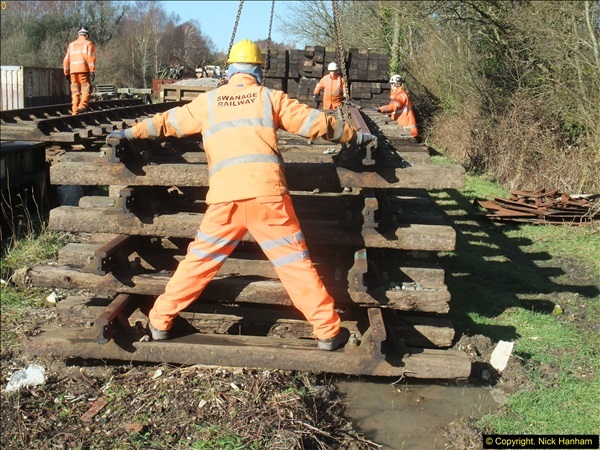 2016-02-15 SR Engineering work on the new section for the Wareham link.  (50)126