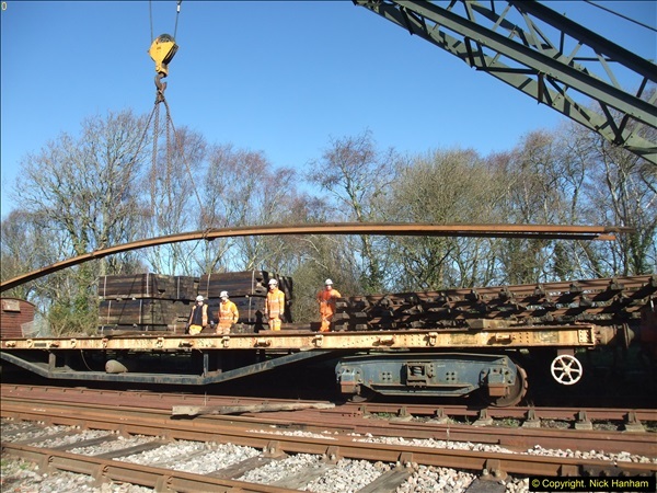2016-02-15 SR Engineering work on the new section for the Wareham link.  (56)132
