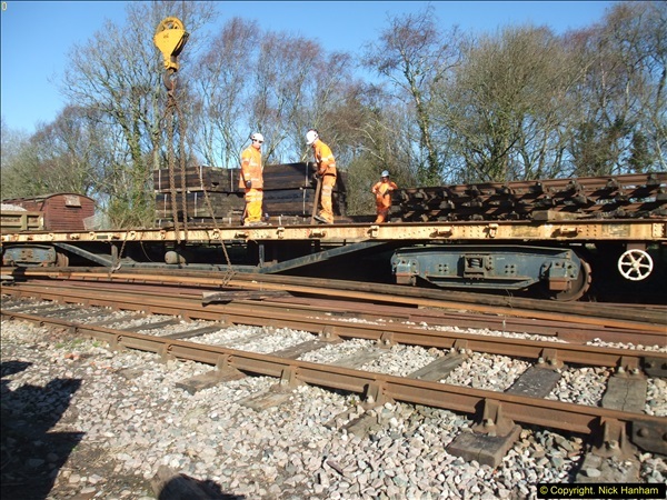 2016-02-15 SR Engineering work on the new section for the Wareham link.  (57)133