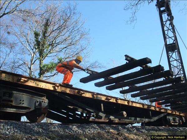 2016-02-15 SR Engineering work on the new section for the Wareham link.  (95)171