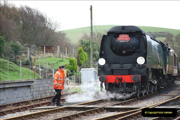 2018-12-08 Santa Specials at Swanage and Norden.  (123)123