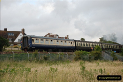 2012-07-09. 35028 Clan Line @ Whitecliffe, Poole, Dorset.  (12)052