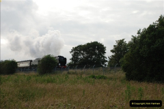 2012-07-09. 35028 Clan Line @ Whitecliffe, Poole, Dorset.  (3)043