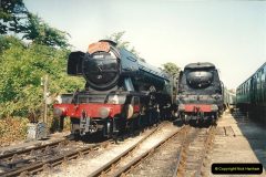 1994-07-18 to 22 Your Host spends a week driving Flying Scotsman.  (3)0075