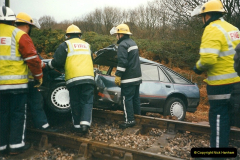 1999-12-26 A day your Host will not forget. The Vauxhall Cavalier car came across Quarr Farm crossing in front of me without stoping (6)0954