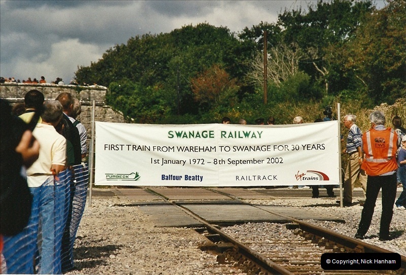 2002-09-08 Virgin Voyager named @ Swanage.  (3)090