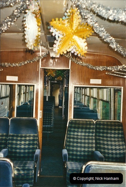 2002-12-01 Driving the DMU on Santa Specials.  (29)223